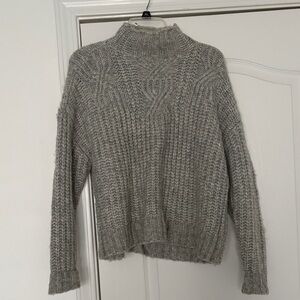 Aerie Gray Turtleneck Sweater
